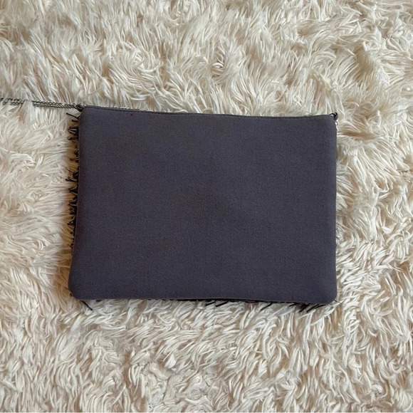 Vintage sfera femme collection brasses cross body purse clutch zipped gray - Picture 4 of 10